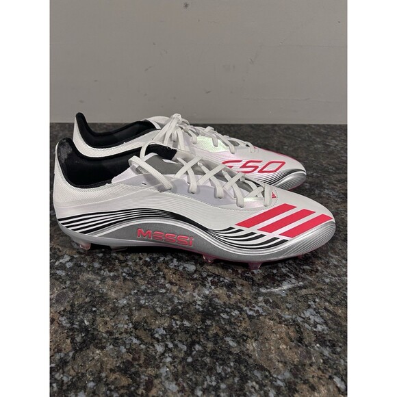 adidas F50 Messi Elite FG Mens Soccer Cleats White Red JP5593 Men\'s Size 13 NEW main image 8